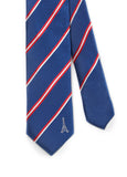 France Blue Tie