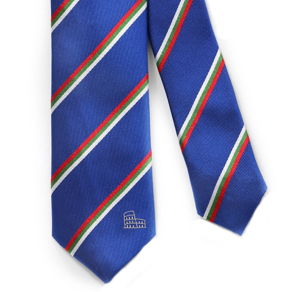 Italy Blue Flag Tie