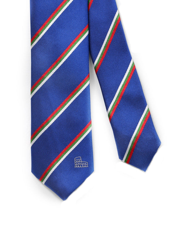 Italy Blue Flag Tie